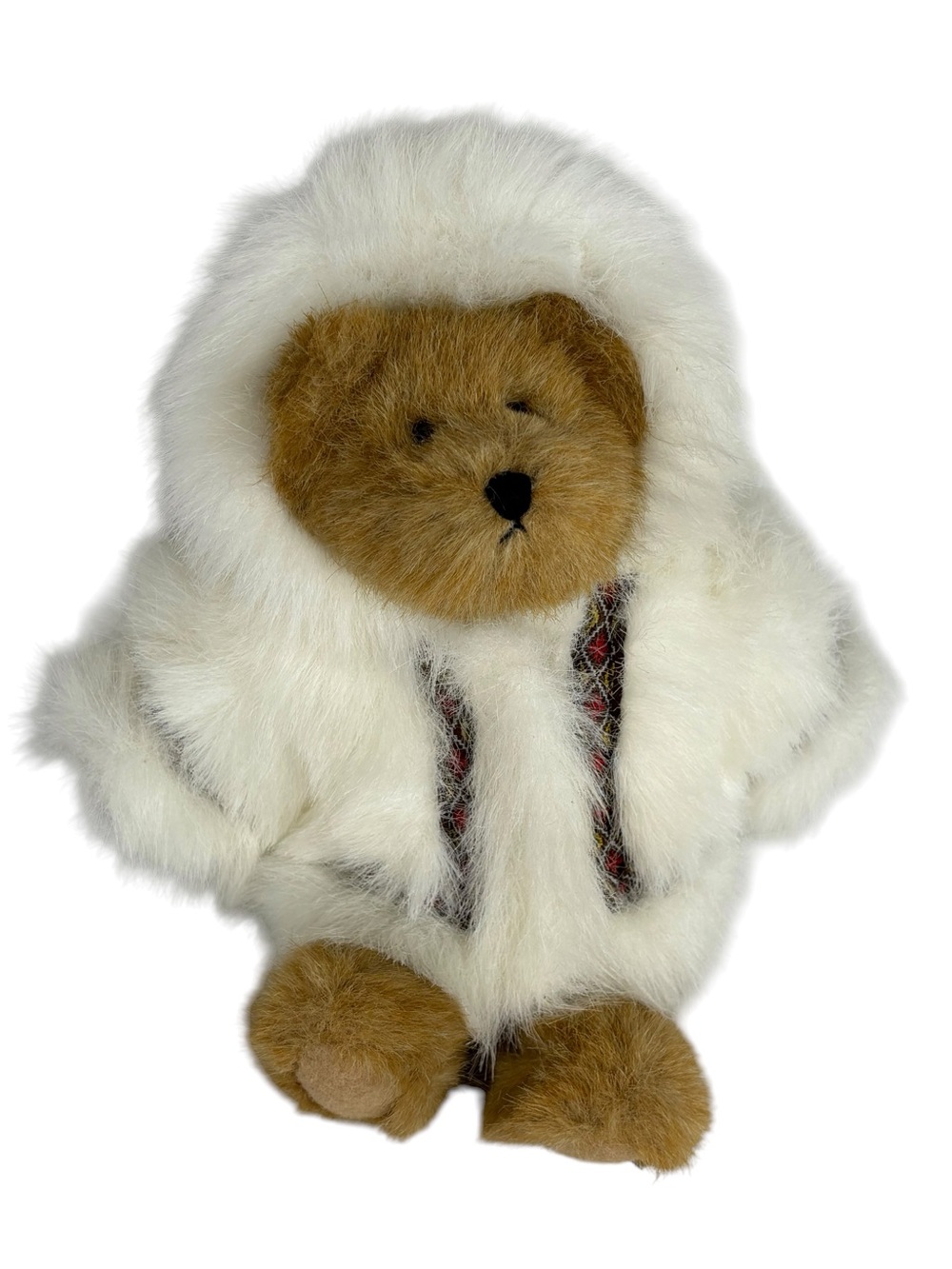 Boyds Collection 2006 Bear Wearing Faux Fur Hooded Parka